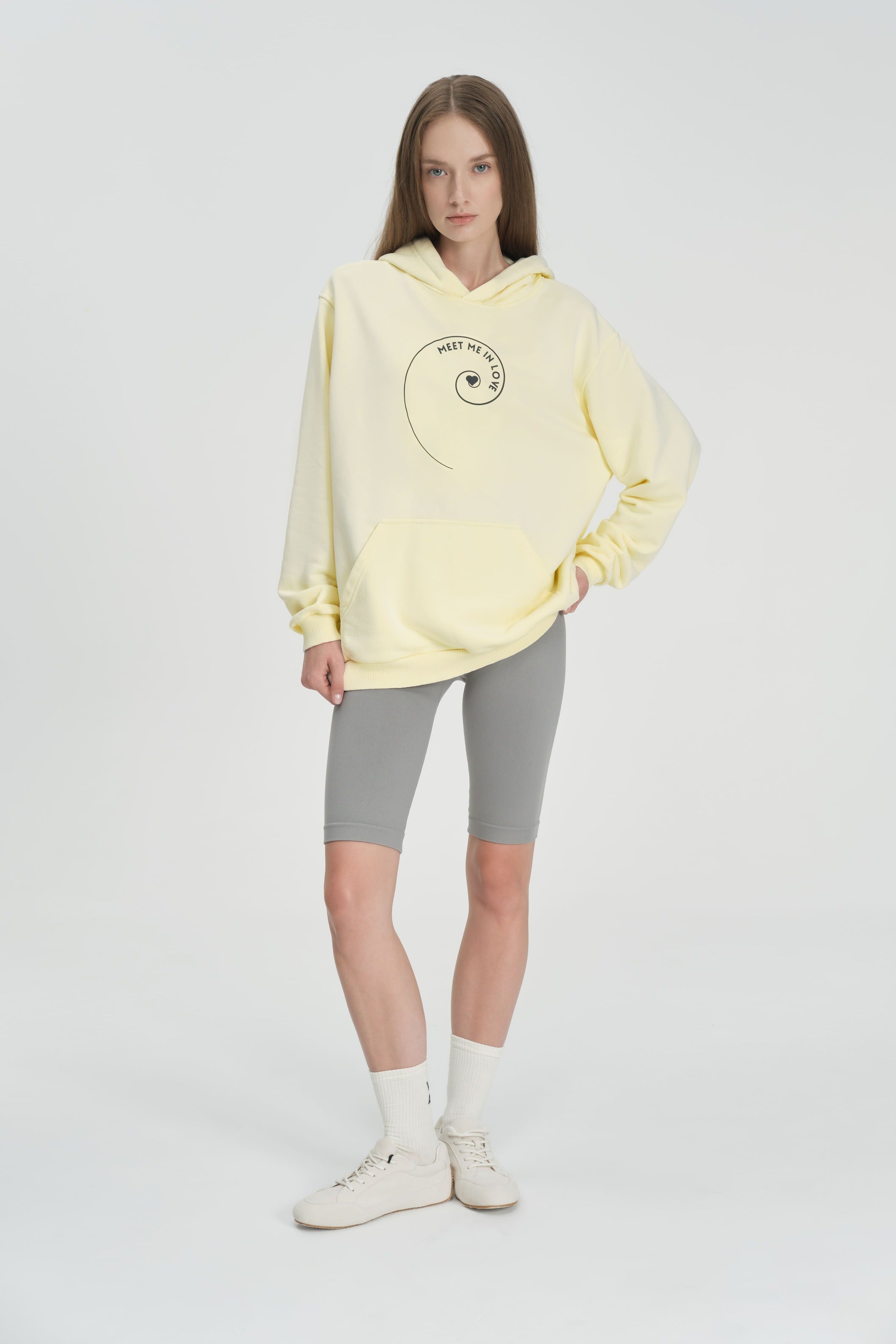 “Meet me in love” Meditation in progress Hoodie