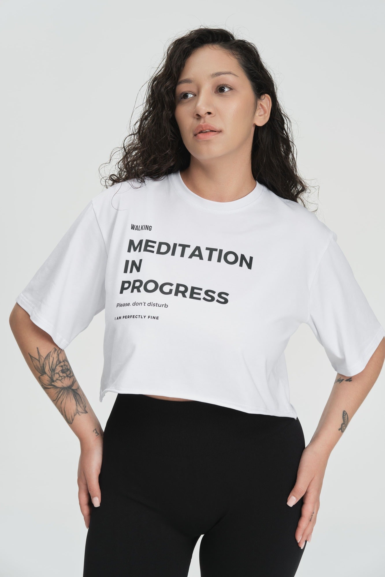 "Don't Talk to me" Crop Top