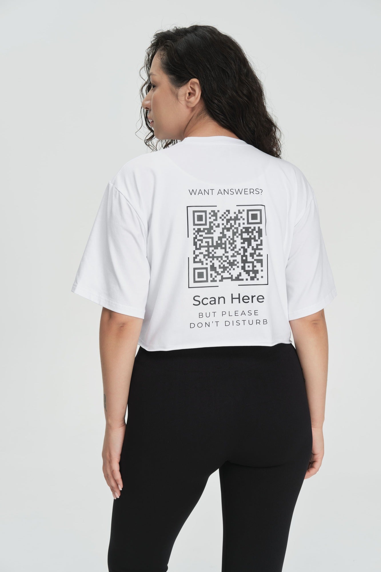 "Don't Talk to me" Crop Top