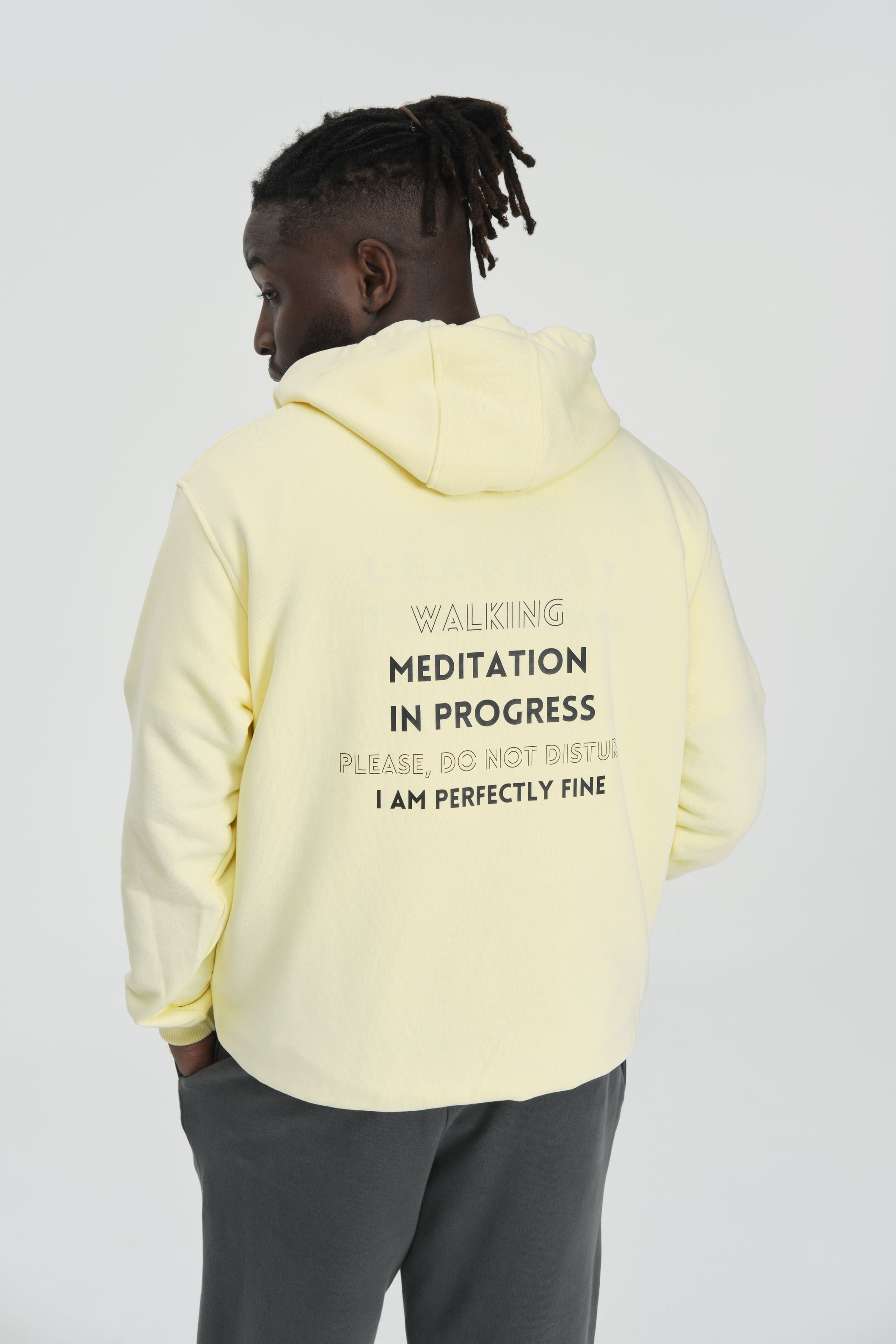 “Meet me in love” Meditation in progress Hoodie