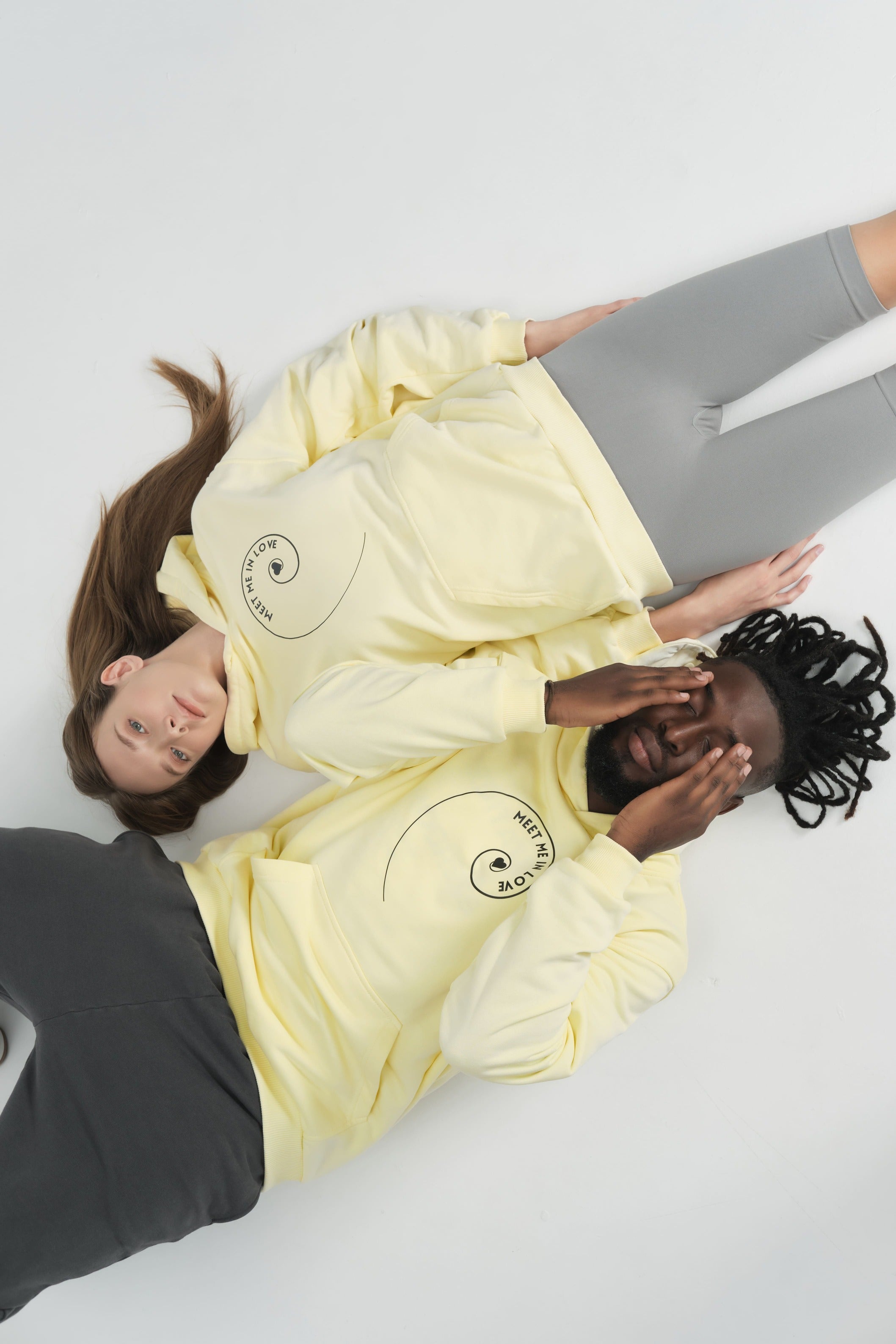 “Meet me in love” Meditation in progress Hoodie